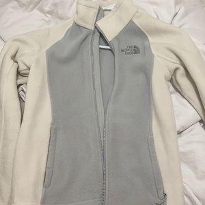 White north face fleece